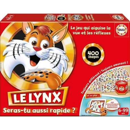 Le Lynx - jeu de société d'observation et vivacité - Educa Borras