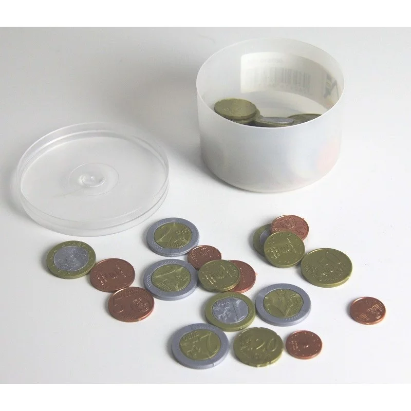 Ensemble de pièces de monnaies (euros) factices