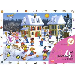 Set 4 puzzles - Les 4 saisons