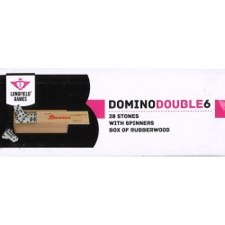 Domino dans un coffret en bois