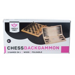 Coffret de jeux Echecs et Backgammon