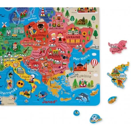 Carte éducative De L'Europe Illustration Stock - Illustration du rappelez,  pratique: 22255517