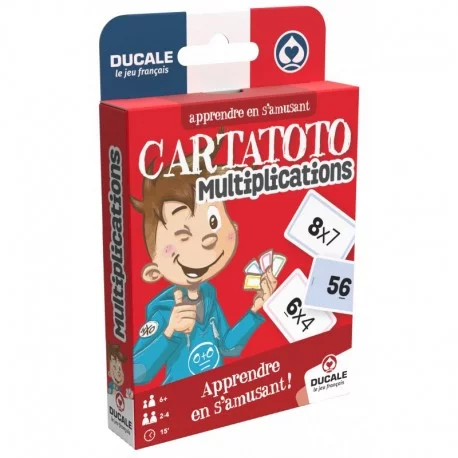 Cartatoto Les multiplications - jeu de cartes éducatif France Cartes