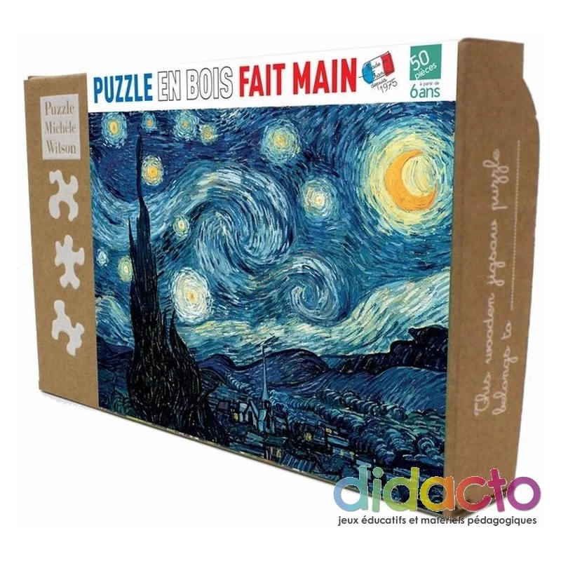 Van Gogh Nuit Étoilée 150 Mini Puzzle En Tube À Essai Série - Temu France