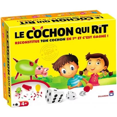Le cochon qui rit (2 joueurs) - Dujardin - Un jeu classique créé à Lyon en   1932!