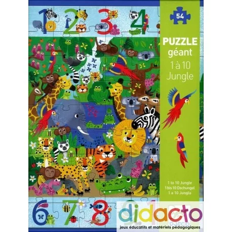 Puzzle Djeco 3 ans La jungle Djeco (35 pièces)