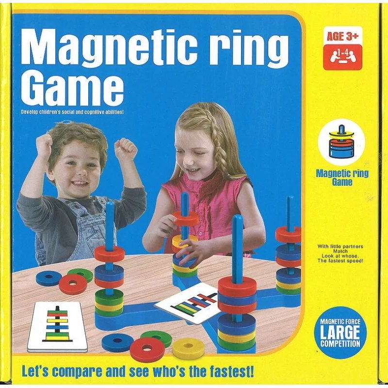 Magnetic Ring Game - Jeu de logique à plusieurs utilisant les