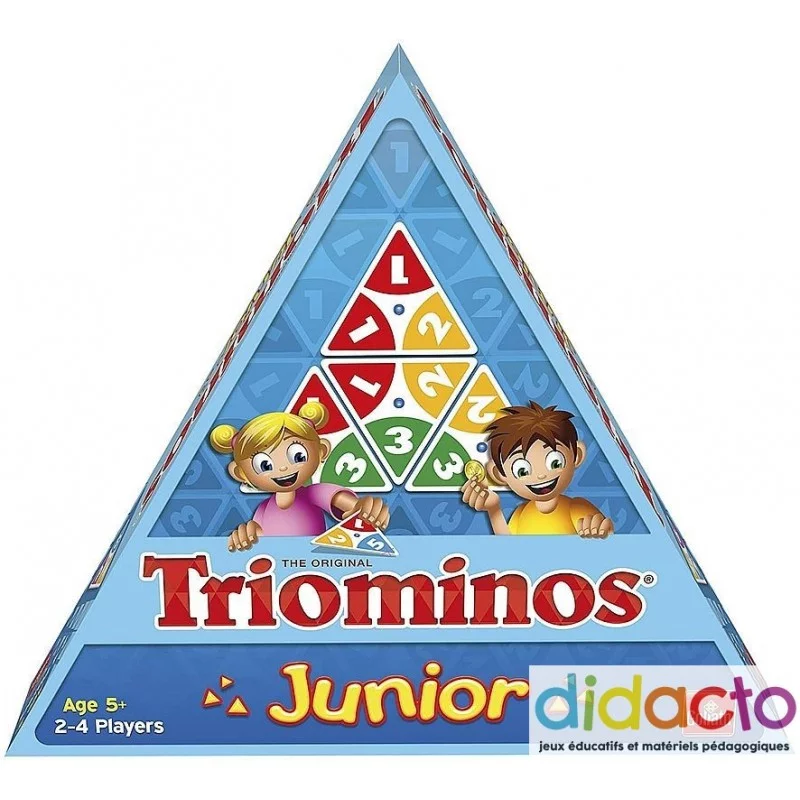 Triominos Junior - Variante du célèbre Triominos adapté aux enfants -  Goliath