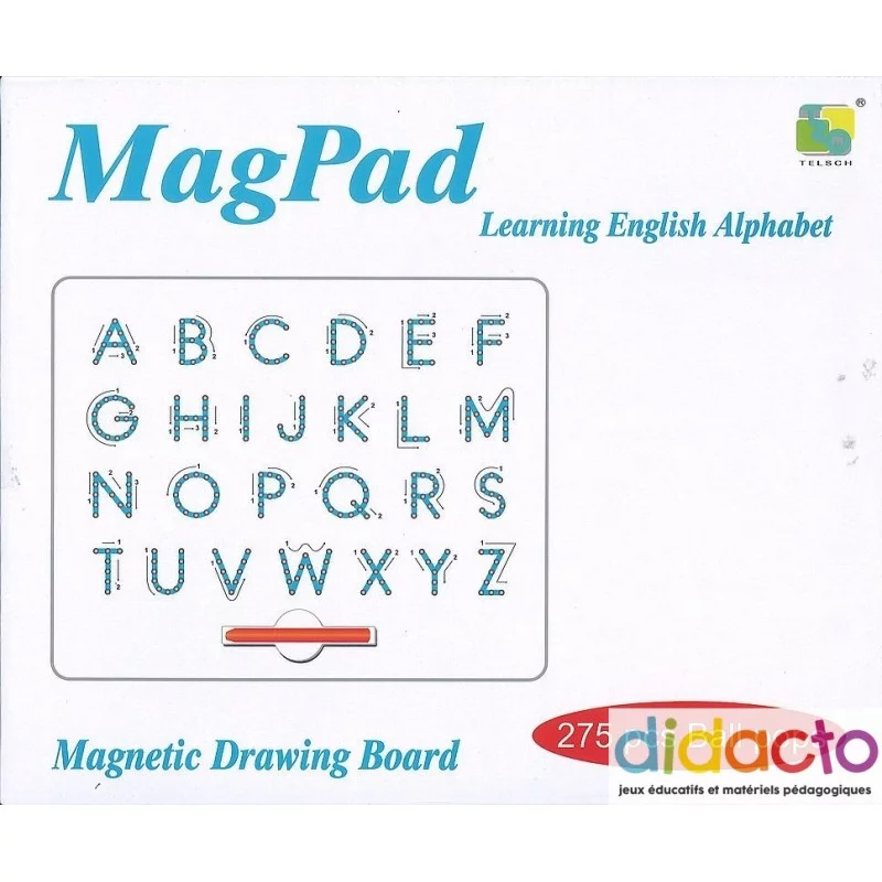 Traçage de l'Alphabet magnétique Board, ABC Lettre magnétique d