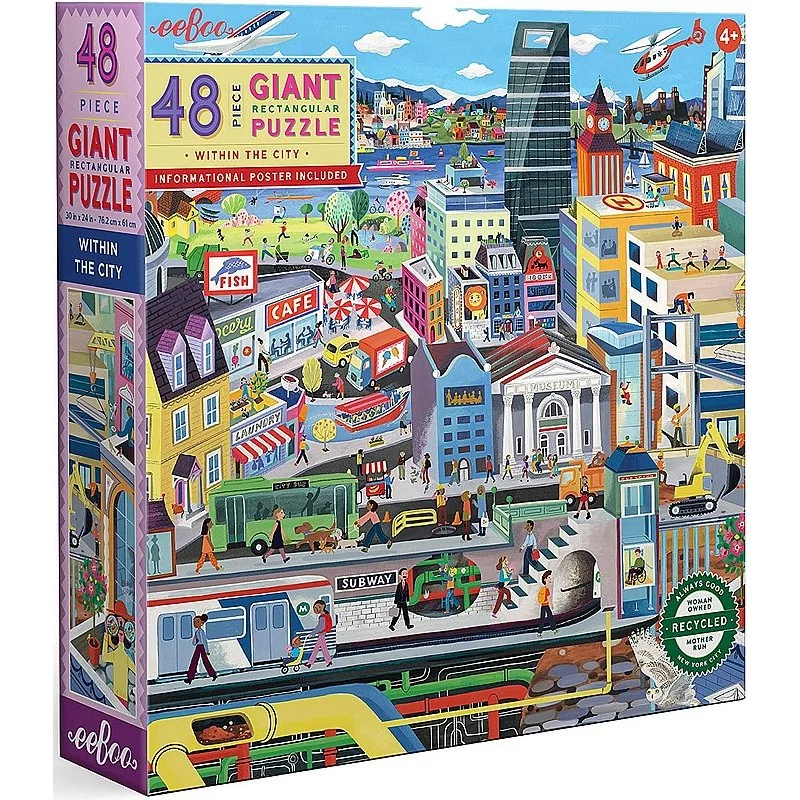 Offrez ce puzzle Pop to play la ville de 24 pièces à votre enfant !