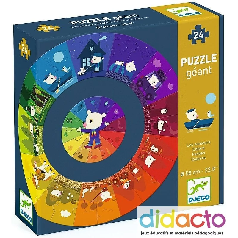 Puzzle 2 les couleurs, jeux educatifs