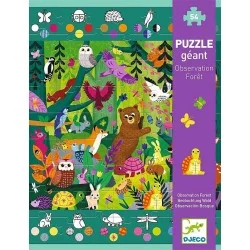 Lot de 4 puzzles en bois, 24/35 pièces, sauvons la planète