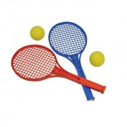 Lot de 4 raquettes avec balles