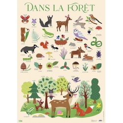 Poster Dans la forêt