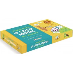 Janod - Calculo Pirator - Jeu de Société Enfant - Jeu de Calcul Mental - 1  Plateau + 40 Jetons + 5 Dés + 1 Pion + 1 Sac - Dès