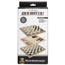 Coffret dames, échecs,...