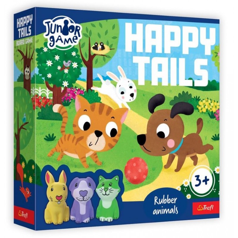 Happy tails - Jeu de parcours évolutif où le chien, le chat et le lapin ...