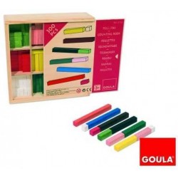 Cuisenaire: les réglettes en bois