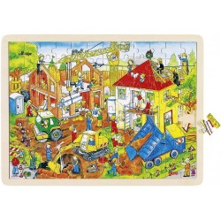 Puzzle bois Chantier