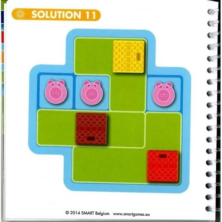 Drôle Smart Hide & Seek Jeux de société Trois petits cochons 48 Défi avec  Solution Jeux Iq Formation Jouets pour Enfants Cadeaux