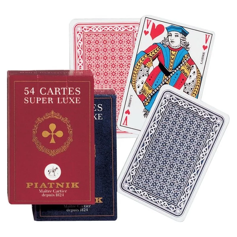 Piatnik - 2556 - Cartes à Jouer - Rami - 2 x 55 Pièces : : Jeux et  Jouets